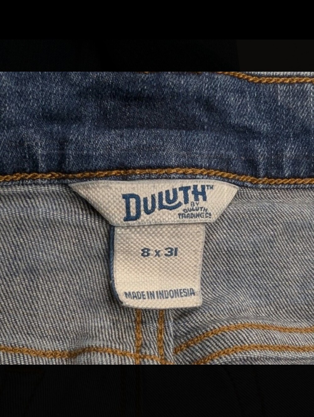 Duluth Trading Co Bootcut Denim Blue Jeans 8/31 Womens Rugged Outdoor 8200